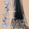 Black Banarasi Silk Saree with Rose Gold Jaal work - Image 2